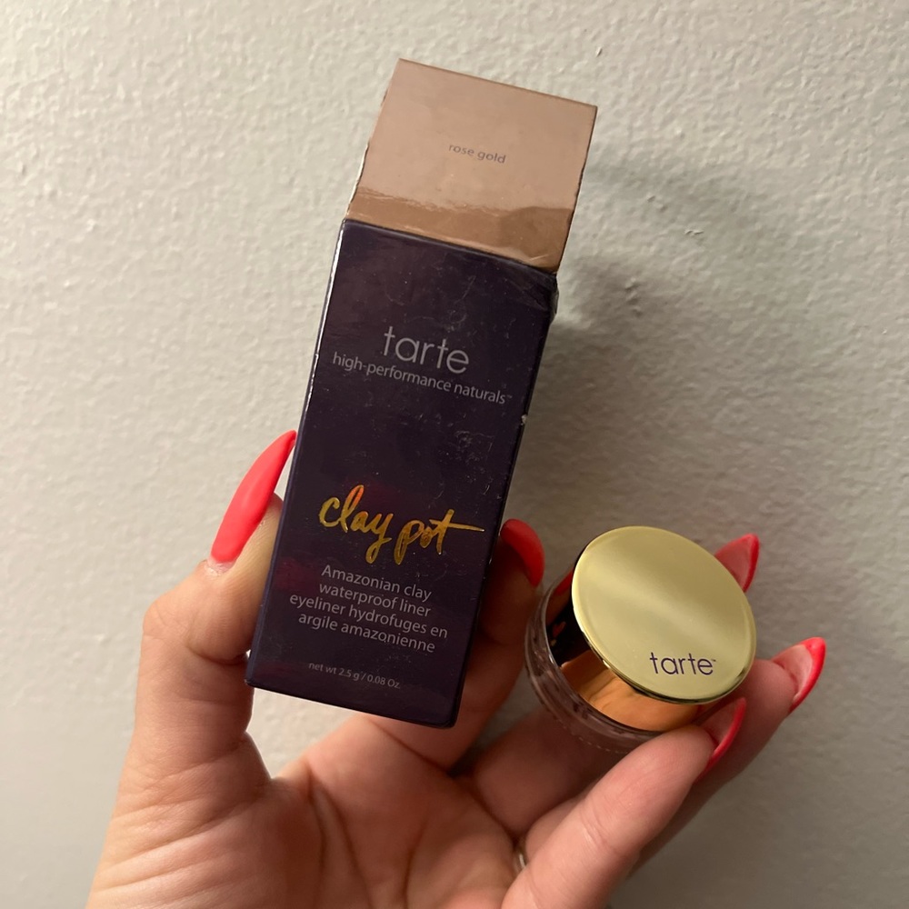 New Tarte Rose Gold Clay Pot Eyeliner